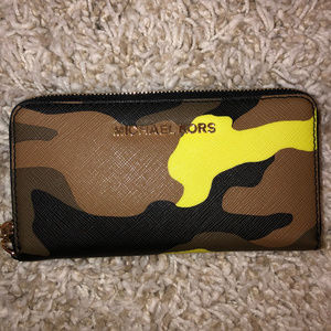 MK Camo Wallet